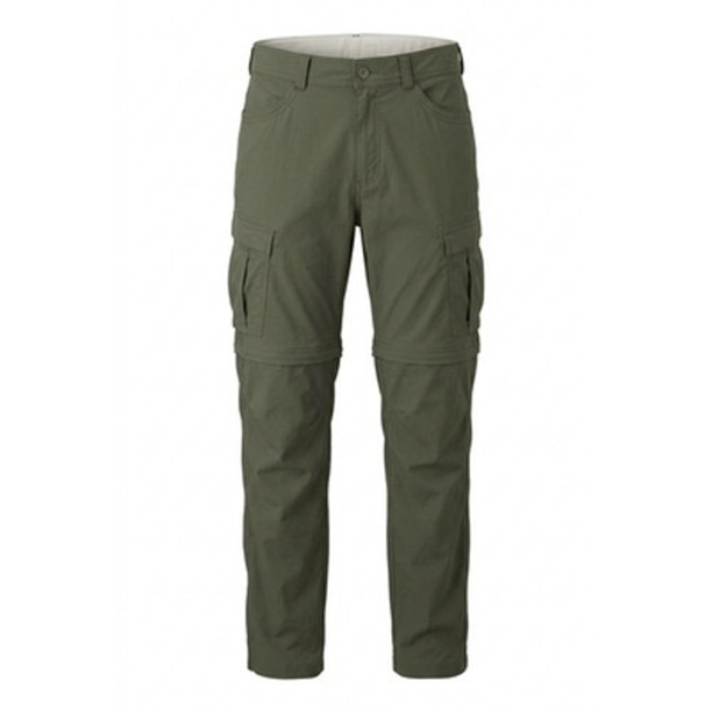 REI Co-op Convertible Cargo Pants Mens 36x34 Green Hiking Outdoor Travel